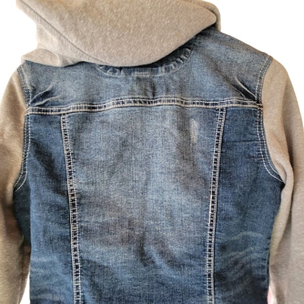 Wallflower Jr Denim/Gray hooded jacket - Picture 7 of 7